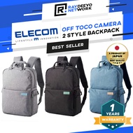 Elecom OFF TOCO L Size 2-Style Camera Backpack [14" Laptop Compartment & Water Repellent]