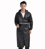 （9สี）New Alitech ชุดกันฝน เสื้อกันฝน สีกรมท่า มีแถบสะท้อนแสง รุ่น หมวกติดเสื้อ กันฝน Waterproof Rain Suit แถบสะท้อนแสง