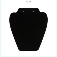 pp04-YAAN Black Velvet Jewelry Organizer Easel Display Stand for Earring Necklace Chain K68B