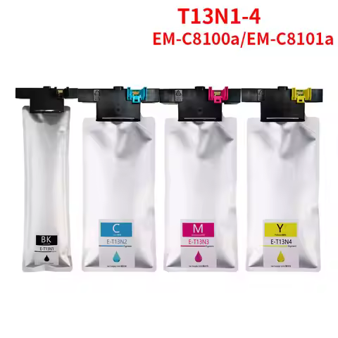 For Epson T13N1 T13N2 T13N3 T13N4 Premium Compatible Inkjet Ink Bag Cartridge for Epson WorkForce Pr