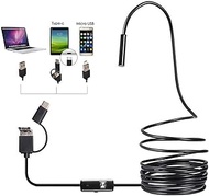 Endoscope, 3-in-1 Type-C USB Inspection Camera, 6 Adjustable Led Light,Inspection Camera Borescope,f
