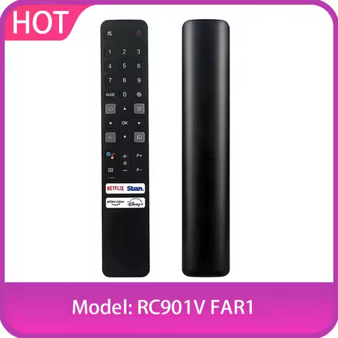 NEW RC901V FAR1 IR Remote Control For TCL Android 4K Smart TV C725 C727 C735 C825 P725 Series 50C725