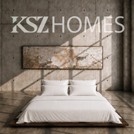 KSZ HOMES Premium 6-in-1 Bedsheet Set | Bedsheet + Duvet Cover + 4 Pillowcases