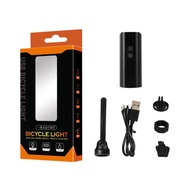 [mcfsnzwtxz1bw] Alarm USB Rechargeable Bike Headlight 360 Min Runtime High Lumen Two-Wheeler Front L