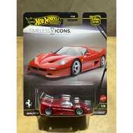 MERAH Hotwheels Premium Ferrari F50 Red Timeless Icon