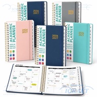 ICRAFT Calendar Planner, with Tabs A5 Academic Planner Book, 2027 Spiral Binding Monthly/Weekly Plan
