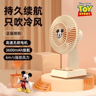 Officially Licensed Disney disney Mickey Desktop Fan Mini Bedroom Office Stitch Small Fan