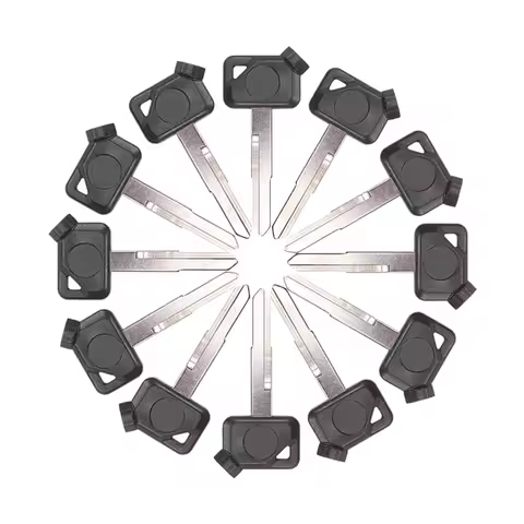 3Pcs Blank Key Motorcycle Replace Uncut Keys For YAMAHA Magnet Anti-theft Lock VOX BWS JOG EVO ZR 50