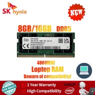 【Fast ship】SK hynix 8GB/16GB 2Rx8 262Pin DDR5 SODIMM PC5-34800  Laptop Memory notebook RAM