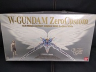 PG 高達模型 高達W W-GUNDAM wing gundam Zero Custom 1/60 PG  perfect grade 天使高達 外盒有凹凸，盒邊有磨損，manuals mint co