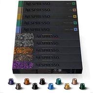 Nespresso Favorites Variety Pack (10 Favorites) Ground Coffee Capsule เนสเพรสโซ ออลไทม์ วาไรตี้ (รวมรส 10รส) กาแฟคั่วบด แคปซูล 100 Capsules