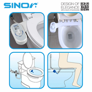 Sinor WCA-200-W Portable WC Water Spray Adjustable Bidet Toilet Seat Pancuran Tandas Duduk 免治马桶座喷嘴