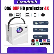 Q96 OHP Smart Android Projector 8K HDR 120ANSI Lumens Support DLNA Cast