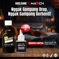 Paket Bundling - Suplemen Vitalitas Pria Madu Gocleung Dan Minyak Oles Mazzeh Herbal Tahan Lama Kuat