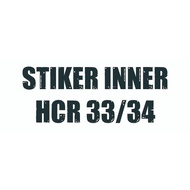Hcr 33/34. INDOOR Sticker