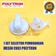 KNOP + SELECTOR MESIN CUCI POLYTRON 2 TABUNG 1SET