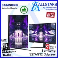 (ALLSTARS : We are Back PROMO) Samsung LS27AG320NEXXS / S27AG32 27" Odyssey Gaming Monitor (G32A) Flat / Full HD / 1,920 x 1,080 / 165Hz / DPx1, HDMIx1 / Height Adjustable Stand (3 years on-site-warranty with Samsung)