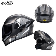 Class A DOT Certification Revealing Helmet Double Lens One Helmet Two Use Four Seasons Unisex Motorc