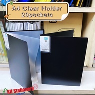 K2 A4 Clear Holder 20 pockets / Clear Holder Book 20 pockets /A4 PP Clear Holder 20 pockets