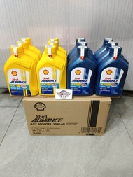 1 Dus Oli Shell AX5 Matic+AX7 Matic 08L Isi 12 Botol Campur 6 Pics