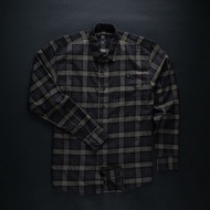 SIXPAX SHERMAN FLANNEL SHIRT LONG ARMYGREEN FLANNEL SHIRT MAN