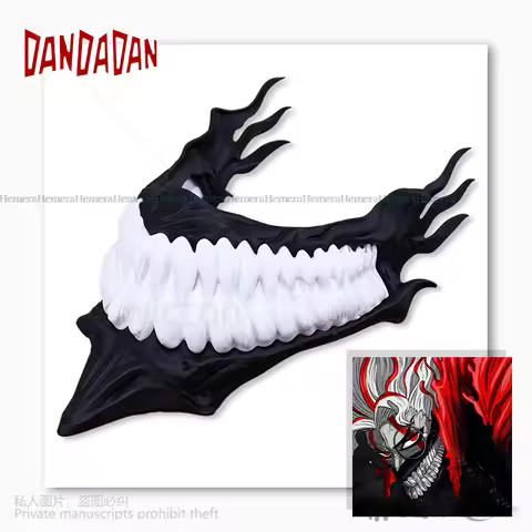 Halloween Devil Dan Da Dan 3D Polylactic Acid Props Anime Okarun Ken Takakura Cosplay Mask Accessori