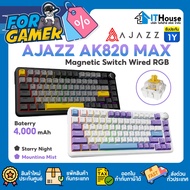Ajazz AK820 Max Magnetic Switch Wired RGB Gasket Mechanical Keyboard 1 Year Product