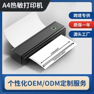 Portable A4 Thermal Printer Mobile Phone Bluetooth Inkless Rechargeable Small Office Printer N80