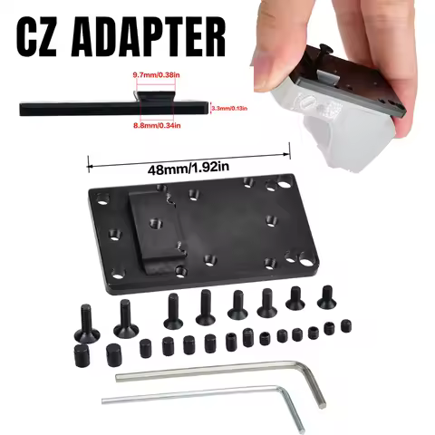 CM Optics Universal Red Dot Sight Adapter Fit CZ Shadow 2,CZ 75 Shadow,CZ 75 SP-01 for CZ Red Dot Mo