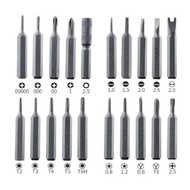 Black / Green 22pcs Mini Electric Screwdriver Set / Precision Screwdriver Set Magnetic Repair Tools 