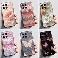 Printing Pattern Case For ZTE Blade A56 Z2473 (Nubia A56) A56Pro Soft Silicone Black Shell Cover For