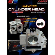 S1R CYLINDER HEAD RACING KAWA BESAR 24/28 25/29 26/30 S1R THAILAND FOR WAVE100 EX5 DREAM