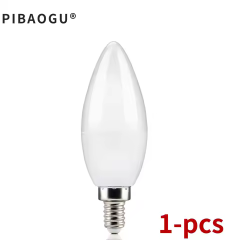 Led Candle Bulb 3W 6W 9W 12W 15W E14 220V-240V 3000K 4000K 6500k Energy Saving Of Super Bright