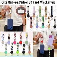 HP Marble and Cute Cartoon Hand Wrist Lanyard