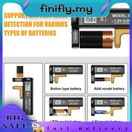[finifly.my] Digital Battery Tester Battery Level Detector Volt Checker Battery Checker for AA AAA C