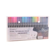 Bút brush viết calligraphy cao cấp Giorgione bút dual tip brush pen 2 đầu đa năng trang trí sổ bulle