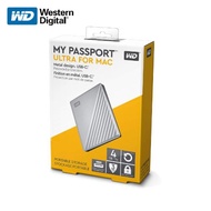 【現貨免運】 威騰 WD My Passport Ultra 炫光銀 4TB 2.5吋 Type-C 行動硬碟
