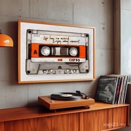 Colourful Creative Transparent Tape Cassette DJ Music Poster and Canvas Printing Wall Art Picture fo