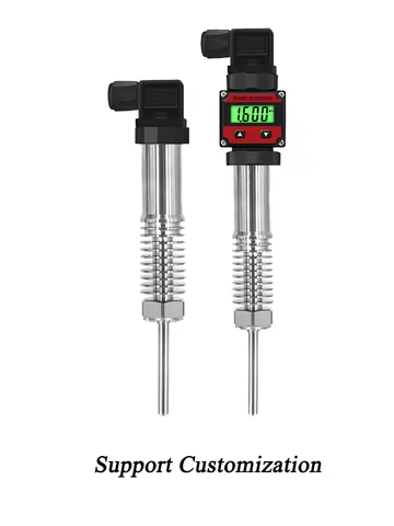 RS485 4-20mA 0-10V 0-5V Output Temeprature Transmitter 0-200C 0-400C 0-500C 6mm Probe Diameter PT100