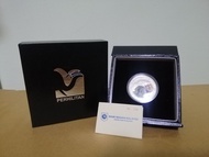 Malaysia Single Proof Coin: 75th Anniversary of Taman Negara. Series number: 1286