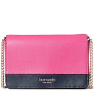 Kate Spade Spencer Chain Wallet Crossbody Bag in Shocking Magenta Multi