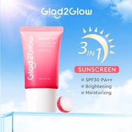 Hot✨ G2 Lychee Brightening Cream 30g Bright Up 3-IN-1 Facial Moisturizer Sunscreen Whitening Skincar