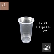 Benxon Disposable Cup for 22oz. 100Pcs+- Cawan Air Benxon, Clear.
