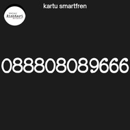 kartu nomer no cantik smartfren smart fren 0 888 0 8 0 8 9 666 hp handphone
