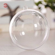 AdaChoi Transparent Open Plastic Christmas Decor Bauble Ornament Gift Present Box TH