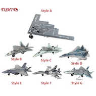 [tishita] Toys Diecast Airplane Model Decoration Toy Fighter Building Blocks Diecast Fighter Plane T