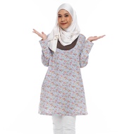 AQEELA Nursing Neckline T-Shirt - Pale Blue (ai1001g)