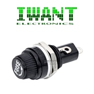 Fuse HOLDER 5MM X 20MM ROUND FUSE HOUSE SMALL ROUND FUSE SOCKET HOLDER 5MM X 20MM FUSE HOLDER 2CM