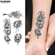 Japanese-Style Auspicious Element Tattoo Stickers, Fox Masks, And Other Retro Japanese