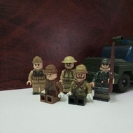 Lego minifigure WW2 Japan Germany England Russia war